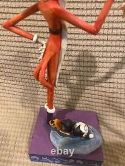 Disney Traditions Jim Shore Père Noël Jack Arrive en Ville SUPER RARE