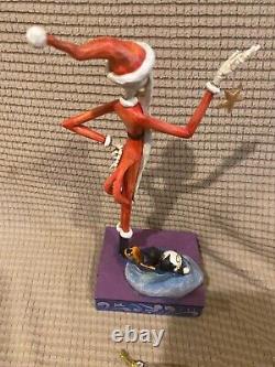 Disney Traditions Jim Shore Père Noël Jack Arrive en Ville SUPER RARE
