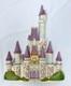 Disney Traditions Jim Shore Princesse De L&rsquo;amour Ch&acirc;teau Violet Plat Sans Base Enesco