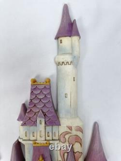 Disney Traditions Jim Shore Princesse de l’Amour Château Violet Plat SANS BASE Enesco