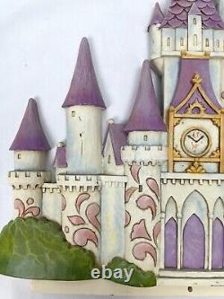 Disney Traditions Jim Shore Princesse de l'Amour Château Violet Plat SANS BASE Enesco