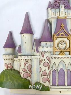 Disney Traditions Jim Shore Princesse de l’Amour Château Violet Plat SANS BASE Enesco