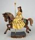 Disney Traditions Jim Shore Princesse De La Connaissance Belle Cheval De Carrousel
