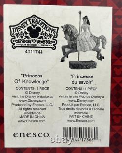 Disney Traditions Jim Shore Princesse de la Connaissance Belle Cheval de Carrousel