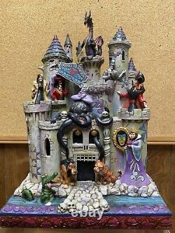 Disney Traditions Jim Shore Showcase Tour De Fright Enesco Villains Castle Box