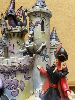 Disney Traditions Jim Shore Showcase Tour De Fright Enesco Villains Castle Box
