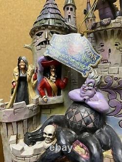 Disney Traditions Jim Shore Showcase Tour De Fright Enesco Villains Castle Box