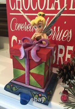 Disney Traditions Jim Shore Tinkerbell Pixie Treasures Stocking Holder Hanger