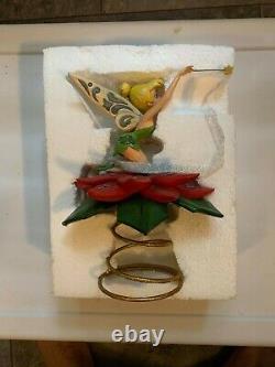 Disney Traditions Jim Shore Tinkerbell Tree Topper A Touch Of Sparkle Nib Rare