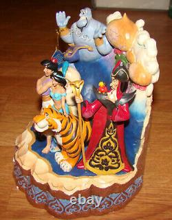 Disney Traditions Jim Shore UN ENDROIT MERVEILLEUX (6008999) Sculpté par le Coeur ALADDIN