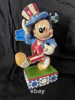 Disney Traditions Jim Shore Yankee Doodle Mickey Mouse Figurine 4038485 Enesco