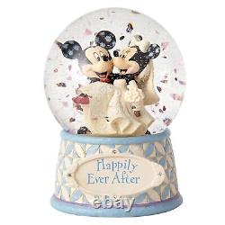 Disney Traditions Mickey & Minnie Mouse Heureux Pour Toujours Globe