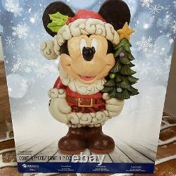 Disney Traditions Noël Mickey Mouse Old St. Mick Jim Shore 17 Nouveau 1487542