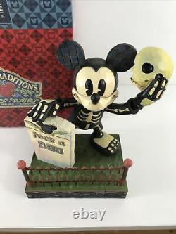 Disney Traditions Peek-a-boo Mickey Jim Shore Halloween Glow In The Dark 4011043