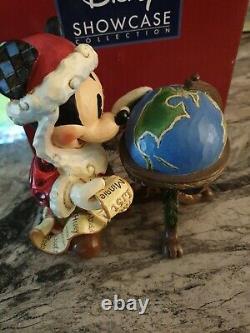Disney Traditions Santa Mickey Souris Saisons Salutations Dans Le Monde Rare