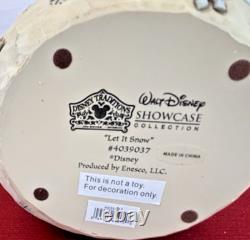 Disney Traditions Showcase Laissez Neiger Mickey Minnie Pluto Bonhomme de Neige Jim Shore