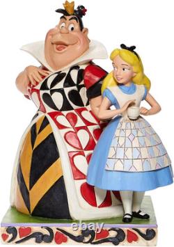 Disney Traditions par Jim Shore Alice au pays des merveilles et la figurine de la Reine de Cœur