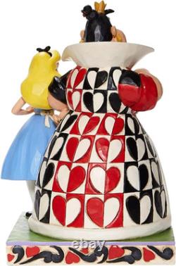 Disney Traditions par Jim Shore Alice au pays des merveilles et la figurine de la Reine de Cœur