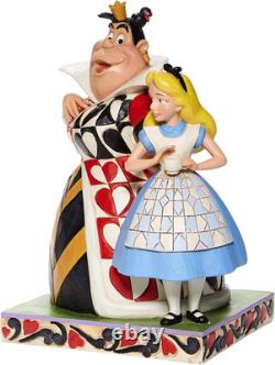 Disney Traditions par Jim Shore Alice au pays des merveilles et la figurine de la Reine de Cœur