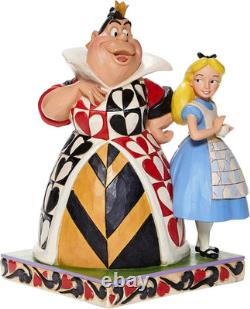 Disney Traditions par Jim Shore Alice au pays des merveilles et la figurine de la Reine de Cœur