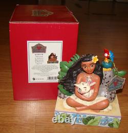 Disney Traditions par Jim Shore BIENVENUE À MOTUNUI (6008078) Moana Pua Hei Hei