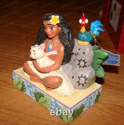 Disney Traditions par Jim Shore BIENVENUE À MOTUNUI (6008078) Moana Pua Hei Hei