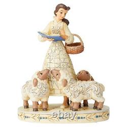 Disney Traditions par Jim Shore Belle White Woodland Figurine, Crème, Marron, B