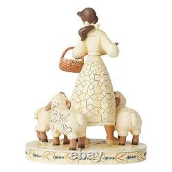 Disney Traditions par Jim Shore Belle White Woodland Figurine, Crème, Marron, B