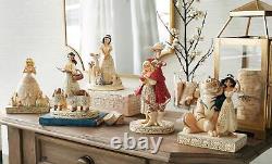 Disney Traditions par Jim Shore Belle White Woodland Figurine, Crème, Marron, B