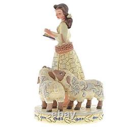 Disney Traditions par Jim Shore Belle White Woodland Figurine, Crème, Marron, B