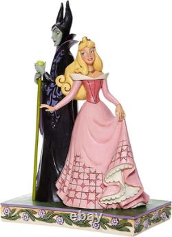 Disney Traditions par Jim Shore Figurine La Belle au bois dormant, Aurore et Maléfique, 9