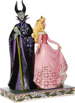 Disney Traditions par Jim Shore Figurine La Belle au bois dormant, Aurore et Maléfique, 9
