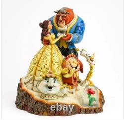 Disney Traditions par Jim Shore Figurine La Belle et la Bête Sculptée avec le Cœur
