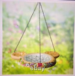 Disney traditions Jim Shore Enesco Mangeoire/ baignoire suspendue pour oiseaux. NIB. Scellé.