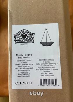 Disney traditions Jim Shore Enesco Mangeoire/ baignoire suspendue pour oiseaux. NIB. Scellé.