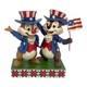 Enesco Chip Et Dale Statue Plaque Figurine Patriotique Jim Shore Disney Traditions