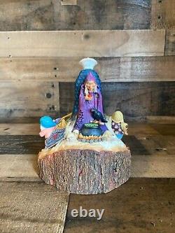 Enesco Disney Traditions Blanche-Neige et les Nains en bois sculpté NOUVEAU