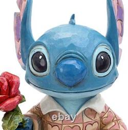 Enesco Disney Traditions By Jim Shore Lilo And Stitch Valentine Figurine, 6.1 I