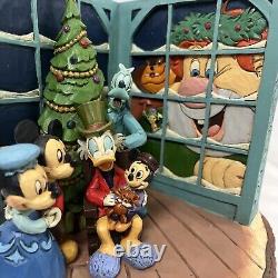 Enesco Disney Traditions Collection de vitrine Que Dieu nous bénisse tous à Noël