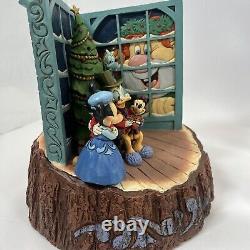 Enesco Disney Traditions Collection de vitrine Que Dieu nous bénisse tous à Noël