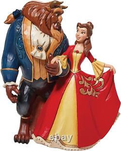 Enesco Disney Traditions Figurine enchantée La Belle et la Bête, 9.02 pouces.
