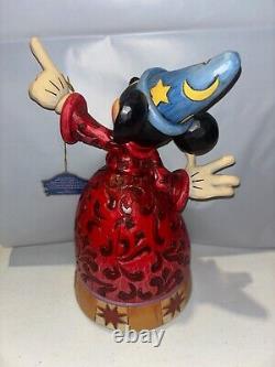 Enesco Disney Traditions Jim Shore 4013249 Statue Musicale de Mickey Mouse Sorcier