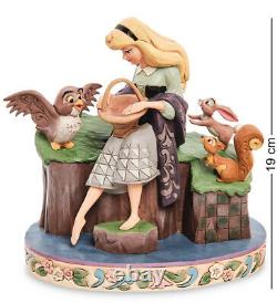 Enesco Disney Traditions Jim Shore 6005959 Figurine Dormir Beauté Avec Les Animaux