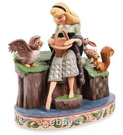 Enesco Disney Traditions Jim Shore 6005959 Figurine Dormir Beauté Avec Les Animaux