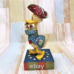 Enesco Disney Traditions Jim Shore Donald Duck Figurine Rare de la Fête de l’Indépendance