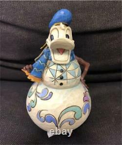 Enesco Disney Traditions Jim Shore Donald Duck Snowman Figurine 4016573