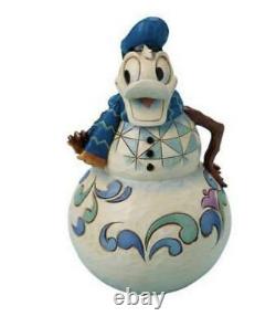 Enesco Disney Traditions Jim Shore Donald Duck Snowman Figurine 4016573