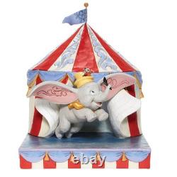 Enesco Disney Traditions Jim Shore Dumbo s’envolant hors de la tente, figurine de 9,5 multicolore