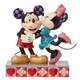 Enesco Disney Traditions Jim Shore Figurine Mickey Et Minnie (baisers)