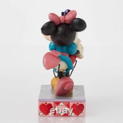 Enesco Disney Traditions Jim Shore Figurine Mickey et Minnie (Baisers)
